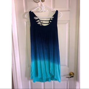 Blue ombré dress